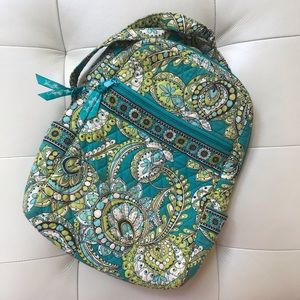 Authentic Vera Bradley Small Backpack in Peacock